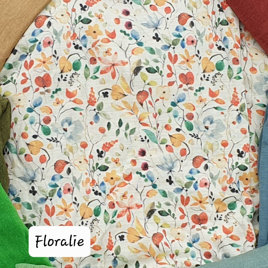 Wolle/Seide Beanie doppellagig
